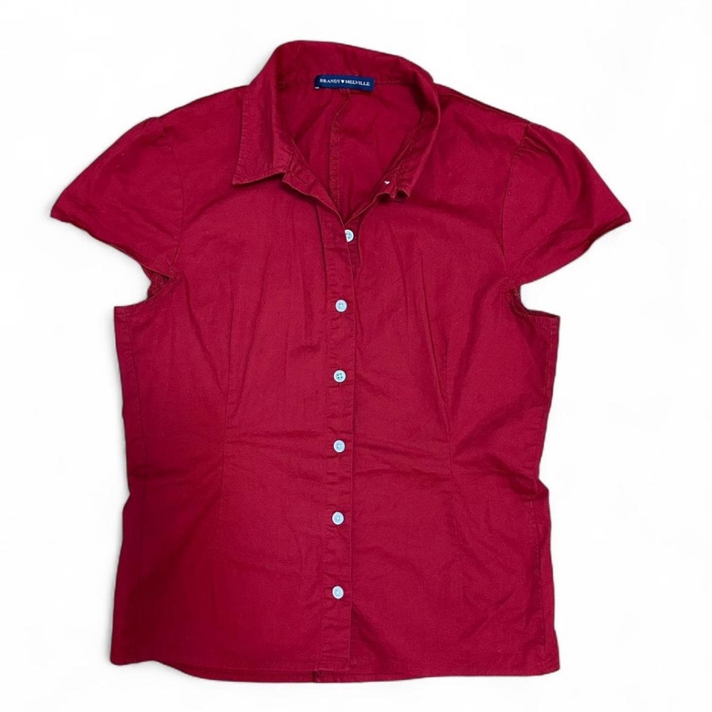 Brandy Melville Rue top in Red